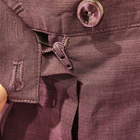 Escada plum pants suit size US 6 EUR 42 - Picture 8 of 10